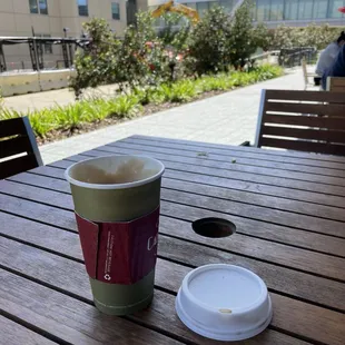 Large latte - tasty &amp; hot