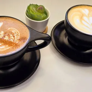 choco.spice and cruz lattes