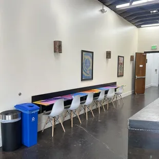 interior, sushi and sashimi