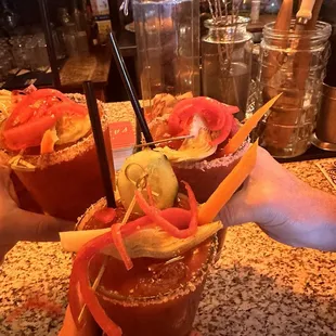 Great ! Bloody! Presentation just part of the great taste!  Every one that works here are so professional and just make you feel welcome .