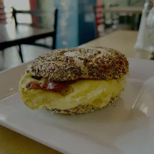Bagel and Egg Sandwich