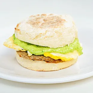 a breakfast sandwich
