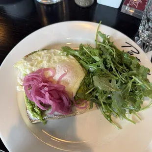 Ricotta Pesto Toast
