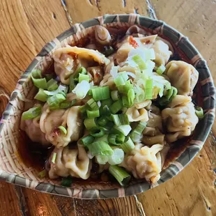 Chile Oil Wontons