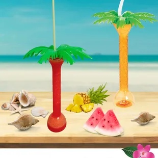 Fresh Fruit Soju Slush. 
Watermelon  or Pineapple