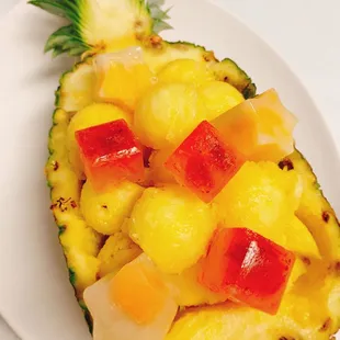 Pineapple for dessert? or Anju?