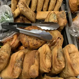 a variety of food items