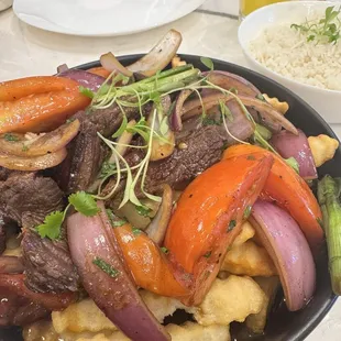 Lomo Saltado. Sooooo good!