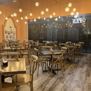 Front area of restaurant