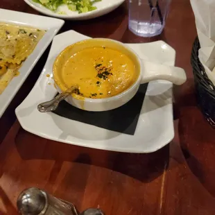 Lobster soup - little bot of spice but so tasty