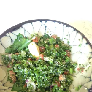 Tabbouleh was delicious and fresh!