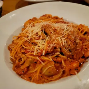 Shrimp and crawfish diablo