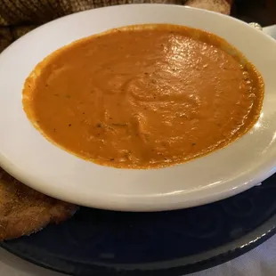 Fire roasted tomato bisque