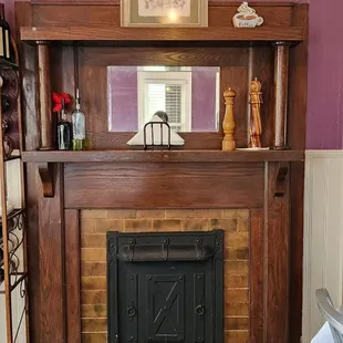 Lovely fireplace