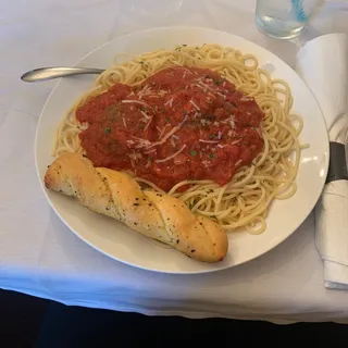 Spaghetti and Homemade Meatballs