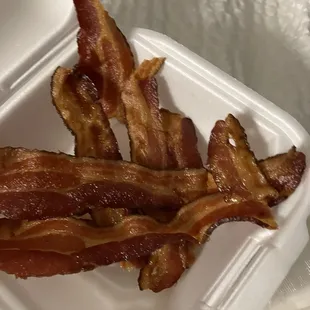 Bacon. Very crispy, though.
