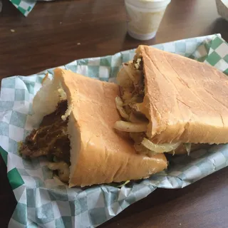 Pan con Bistec Sandwich