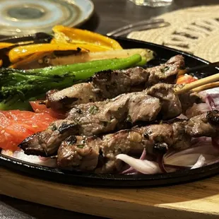 grilled fish, food
