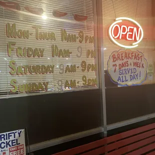 Store window