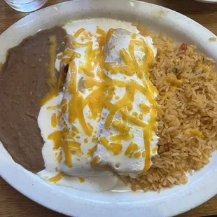 Sour Cream Chicken Enchiladas