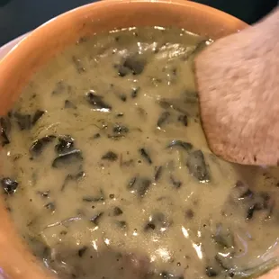 Spinach Queso