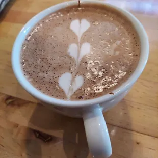 12 oz hot chocolate.