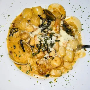 Black Linguini Seafood