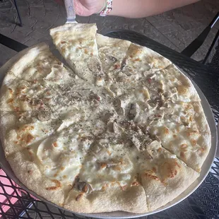 Hot Brown Dinner Pizza