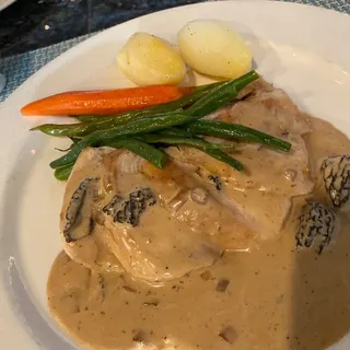 Poulet aux Morilles