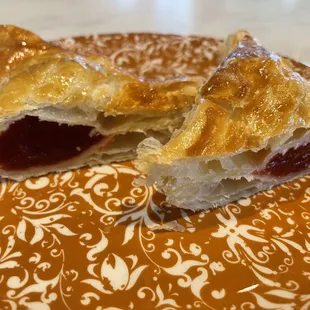 Guava pastry cross section