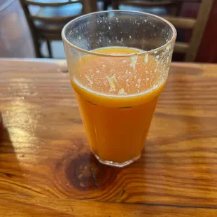 Fresh orange juice
