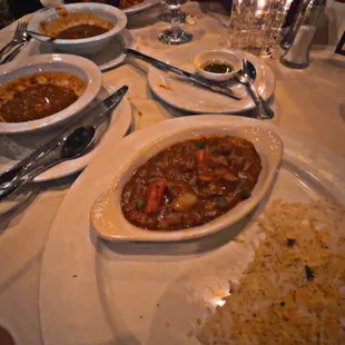 Lamb curry &amp; the clam thingy