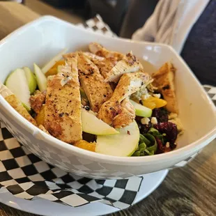 Apple Walnut Cranberry Chicken Salad.