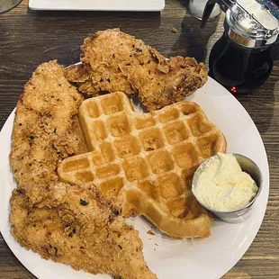 Chicken and Waffles