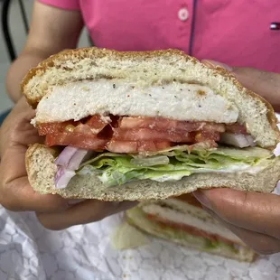 Grilled chicken sandwich