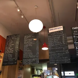 Menu as of Dec 2018