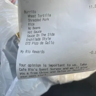 Order listed out....but next photo shows it wasn't made how I asked