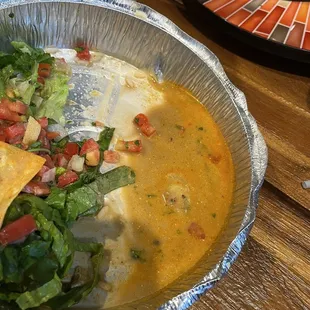 Literal water-like liquids dumps from soggy salad