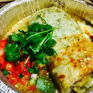 Sweet Pork Burrito Enchilada