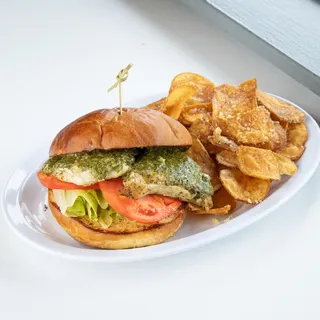 Grilled Chicken Pesto Sandwich