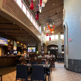 the interior of a restaurant