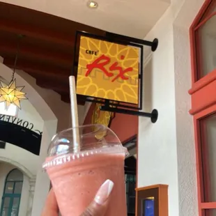 Strawberry banana smoothie