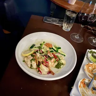 Garlic Shrimp Ravioli