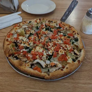 Spinach and artichoke, it's really good.  Some of the best round here fosho!