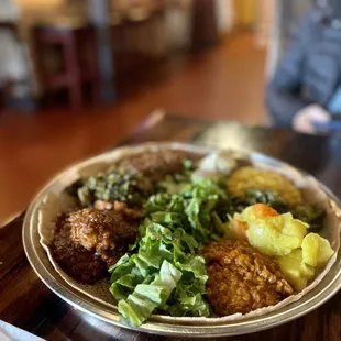 Veggie Combo and Meat Combo