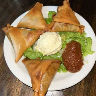 4 Piece Vegetarian Sambussa