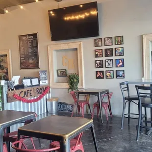 Cafe Rome order area pictured from my seat.