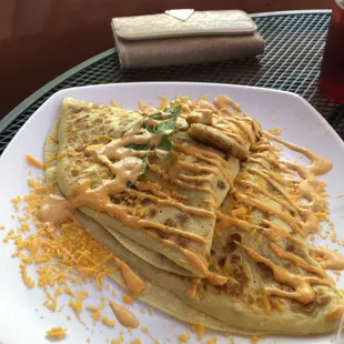 Chipotle Chicken Crepe