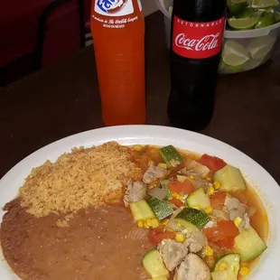 calabacita con puerco!