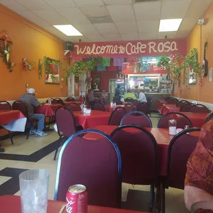 the interior of a restaurant